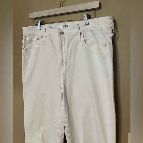 J. Crew Slim Demi Boot Cut Jeans In White Wash - Picture 2 of 13